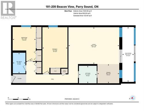 Floor Plan - 200 Beaconview Drive Unit# 101, Parry Sound, ON - Other