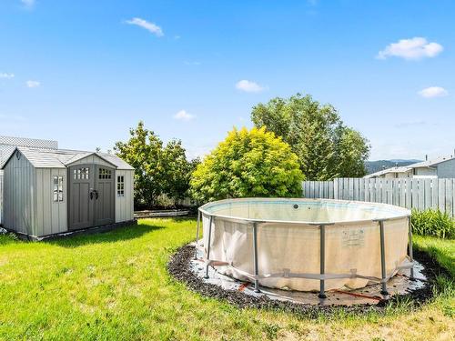 443 Opal Drive, Logan Lake, BC - Outdoor With Above Ground Pool With Backyard