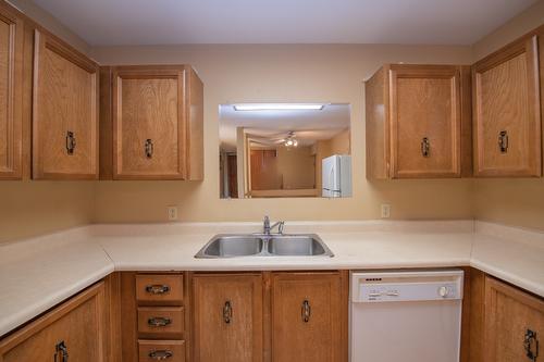 304-3901 32 Avenue, Vernon, BC - Indoor Photo Showing Kitchen With Double Sink