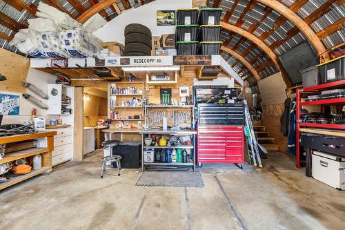 3530 Redecopp Road, Lake Country, BC - Indoor Photo Showing Garage