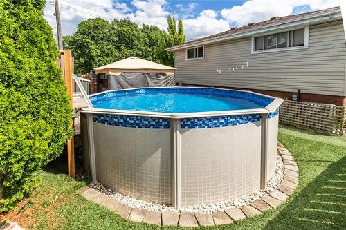 25 Muir Avenue, Hamilton, ON - Outdoor With Above Ground Pool With Exterior