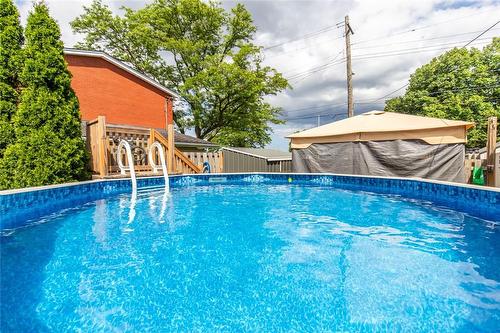 25 Muir Avenue, Hamilton, ON - Outdoor With Above Ground Pool