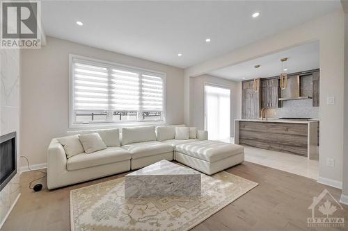 109 Shallow Pond Place, Ottawa, ON - Indoor Photo Showing Living Room With Fireplace