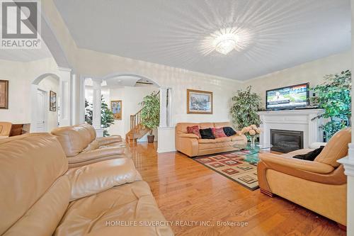 36 Beckenham Road, Brampton (Bram East), ON - Indoor Photo Showing Living Room With Fireplace