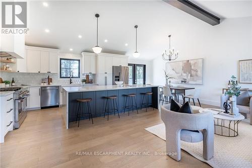 3111 Cemetery Road, Hamilton (Binbrook), ON - Indoor Photo Showing Kitchen With Stainless Steel Kitchen With Upgraded Kitchen