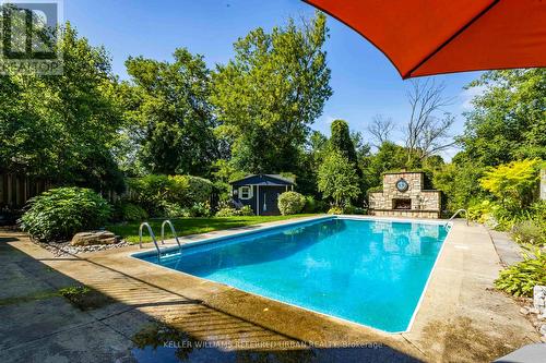 406 Lupin Drive, Whitby (Downtown Whitby), ON - Outdoor With In Ground Pool With Backyard