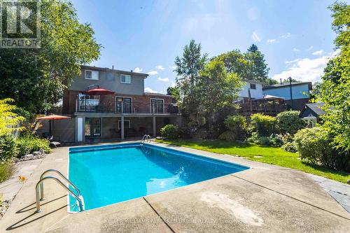 406 Lupin Drive, Whitby (Downtown Whitby), ON - Outdoor With In Ground Pool With Deck Patio Veranda With Backyard