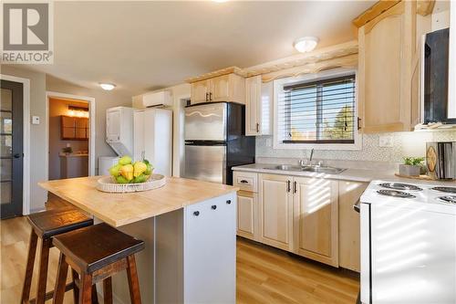 9685 Route 134, Aldouane, NB - Indoor Photo Showing Kitchen With Double Sink