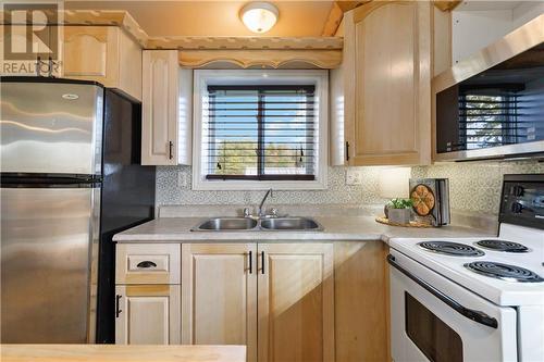 9685 Route 134, Aldouane, NB - Indoor Photo Showing Kitchen With Double Sink