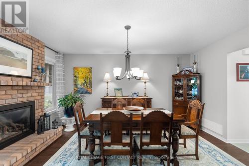 210 Anne Street N, Barrie (Letitia Heights), ON - Indoor Photo Showing Dining Room With Fireplace