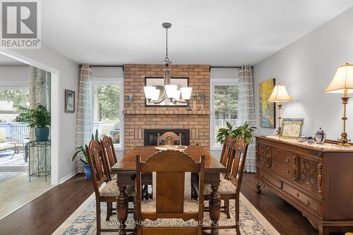 210 Anne Street N, Barrie (Letitia Heights), ON - Indoor Photo Showing Dining Room With Fireplace