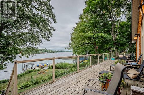 160 Hill Street, Gravenhurst, ON - Outdoor With Body Of Water With Deck Patio Veranda