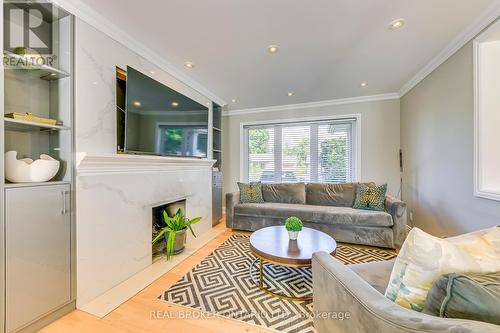 230 Mcgill Street, Mississauga, ON - Indoor Photo Showing Living Room With Fireplace