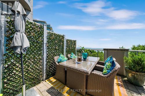 318 - 2095 Lake Shore Boulevard W, Toronto (Mimico), ON - Outdoor With Deck Patio Veranda