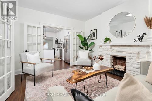 428 Victoria Park Avenue, Toronto (East End-Danforth), ON - Indoor Photo Showing Living Room With Fireplace