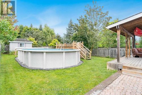 220 Mary Anne Drive, Barrie (Innis-Shore), ON - Outdoor With Above Ground Pool With Backyard