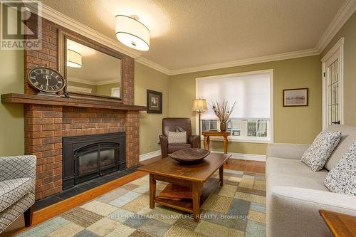 1380 Old English Lane, Oakville (Glen Abbey), ON - Indoor Photo Showing Living Room With Fireplace