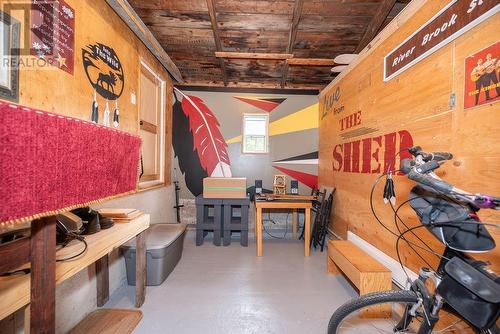 "SHED" wall is rear of kitchen built-ins - 29 Bonnechere Street E, Eganville, ON - Indoor