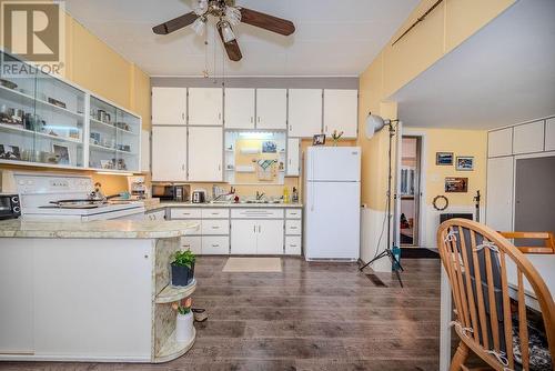 Updated flooring. Full height cabinetry. - 29 Bonnechere Street E, Eganville, ON - Indoor Photo Showing Kitchen