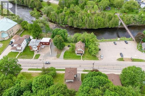 Bonnechere River. Centennial Park across the bridge. - 29 Bonnechere Street E, Eganville, ON - Outdoor With View