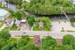 Bonnechere River. Centennial Park across the bridge. - 