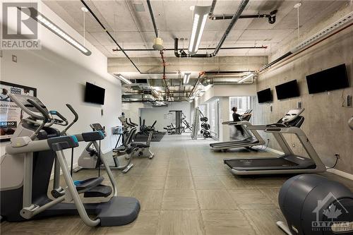 111 Champagne Avenue S Unit#1003, Ottawa, ON - Indoor Photo Showing Gym Room