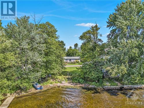 This is from the lake looking east at the home, right where your daily sunset is going to be. - 160 Birch Avenue, Carleton Place, ON - Outdoor With View