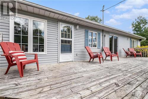 The front deck is huge and great for outside living with a view of the lake. - 160 Birch Avenue, Carleton Place, ON - Outdoor With Deck Patio Veranda