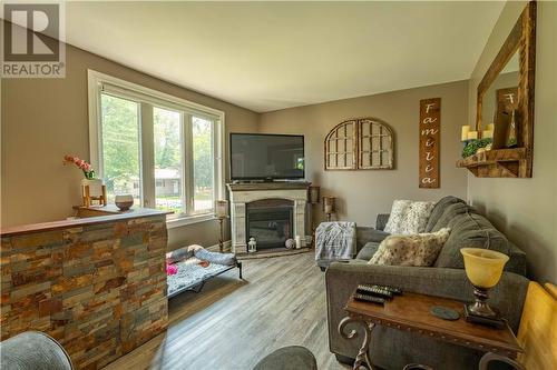 Living Room - 6804 Page Drive, Cornwall, ON - Indoor Photo Showing Living Room With Fireplace