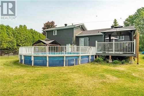 Rear Yard - 6804 Page Drive, Cornwall, ON - Outdoor With Above Ground Pool