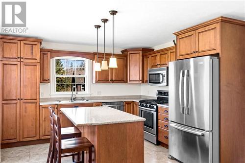 135 Raymel Road, Grand-Barachois, NB - Indoor Photo Showing Kitchen With Double Sink