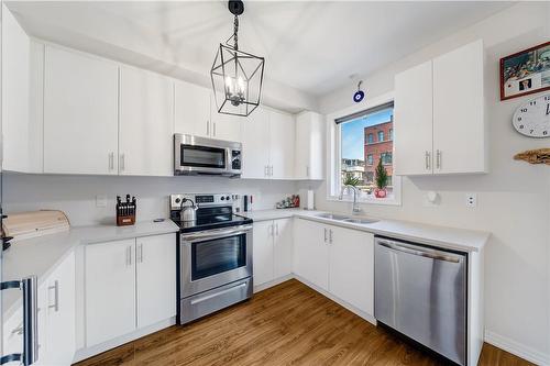 290 Barton Street|Unit #6, Hamilton, ON - Indoor Photo Showing Kitchen With Double Sink