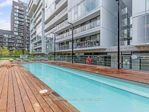 302-51 Trolley Cres, Toronto, ON - Outdoor With In Ground Pool