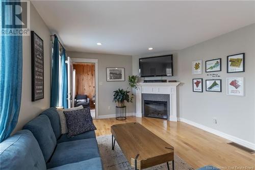 185 Mailhot Avenue, Moncton, NB - Indoor Photo Showing Living Room With Fireplace