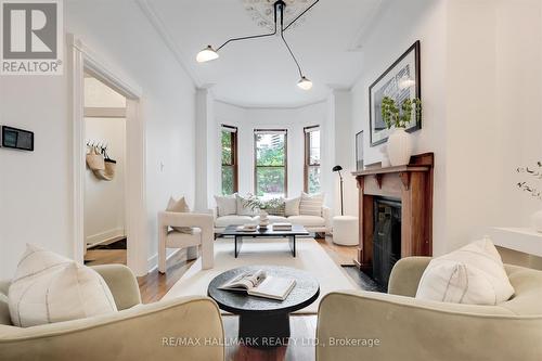 581 Ontario Street, Toronto (Cabbagetown-South St. James Town), ON - Indoor Photo Showing Living Room With Fireplace