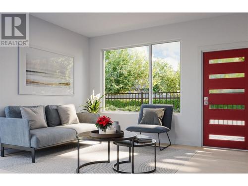 727 Wardlaw Avenue Unit# 3, Kelowna, BC - Indoor Photo Showing Living Room