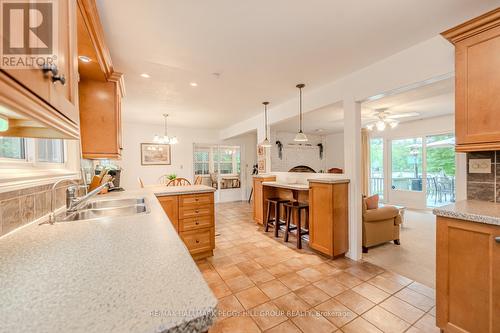 30 Matheson Road, Kawartha Lakes, ON - Indoor Photo Showing Kitchen With Double Sink