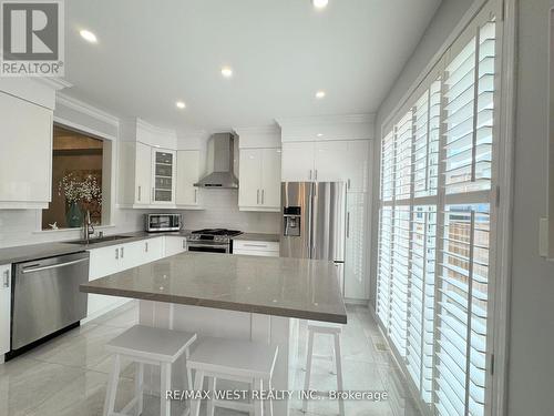 33 Feeder Street, Brampton, ON - Indoor Photo Showing Kitchen With Stainless Steel Kitchen With Upgraded Kitchen