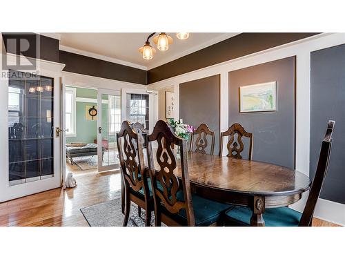 4008 Pleasant Valley Road, Vernon, BC - Indoor Photo Showing Dining Room