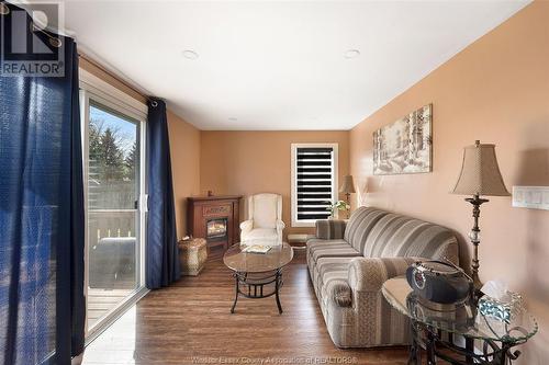 4625 Ray Road, Sandwich South, ON - Indoor Photo Showing Living Room With Fireplace