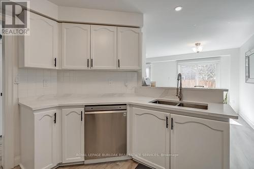 35 - 2022 Atkinson Drive, Burlington (Rose), ON - Indoor Photo Showing Kitchen With Double Sink