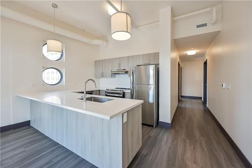 121 King Street E|Unit #601, Hamilton, ON - Indoor Photo Showing Kitchen With Stainless Steel Kitchen