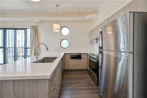 121 King Street E|Unit #601, Hamilton, ON - Indoor Photo Showing Kitchen With Stainless Steel Kitchen With Upgraded Kitchen