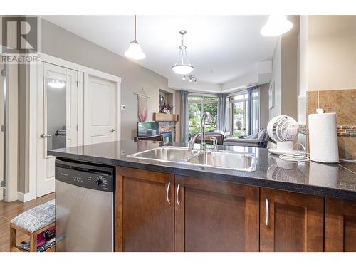 3533 Carrington Road Unit# 115, West Kelowna, BC - Indoor Photo Showing Kitchen With Double Sink