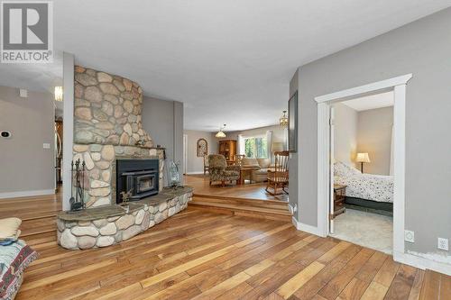 145 Jellicoe Road, Princeton, BC - Indoor Photo Showing Living Room With Fireplace