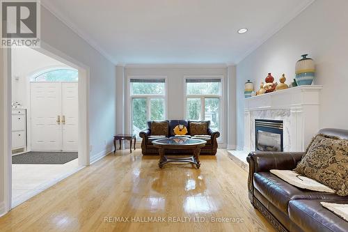 430 Hounslow Avenue, Toronto (Willowdale West), ON - Indoor Photo Showing Living Room With Fireplace