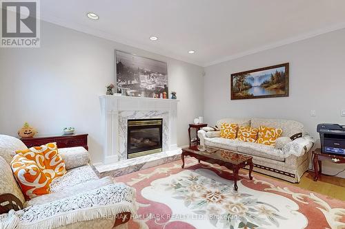 430 Hounslow Avenue, Toronto (Willowdale West), ON - Indoor Photo Showing Living Room With Fireplace