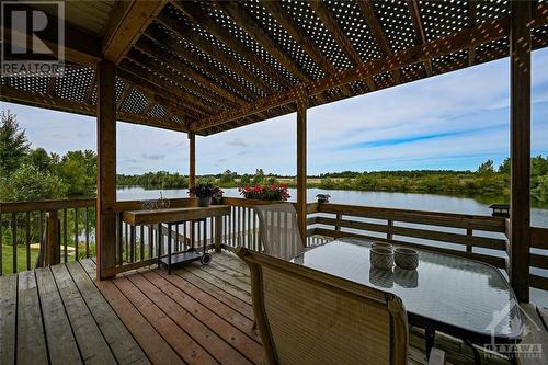 2158 Old Prescott Road, Greely, ON - Outdoor With Body Of Water With Deck Patio Veranda With View With Exterior