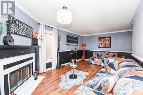 5 Lilly Crescent, Brampton (Brampton South), ON - Indoor Photo Showing Living Room With Fireplace