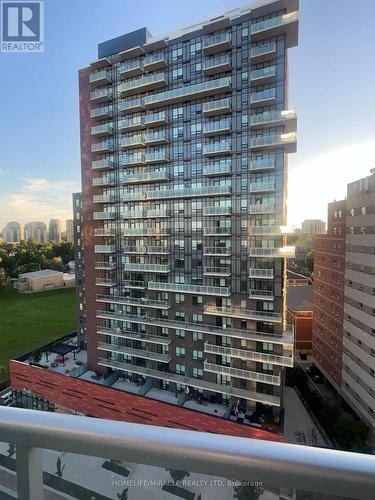 1206 - 158 King Street N, Waterloo, ON - Outdoor With Balcony With Facade